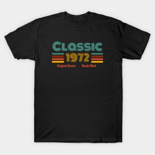 Retro birth year 1972 T-Shirt